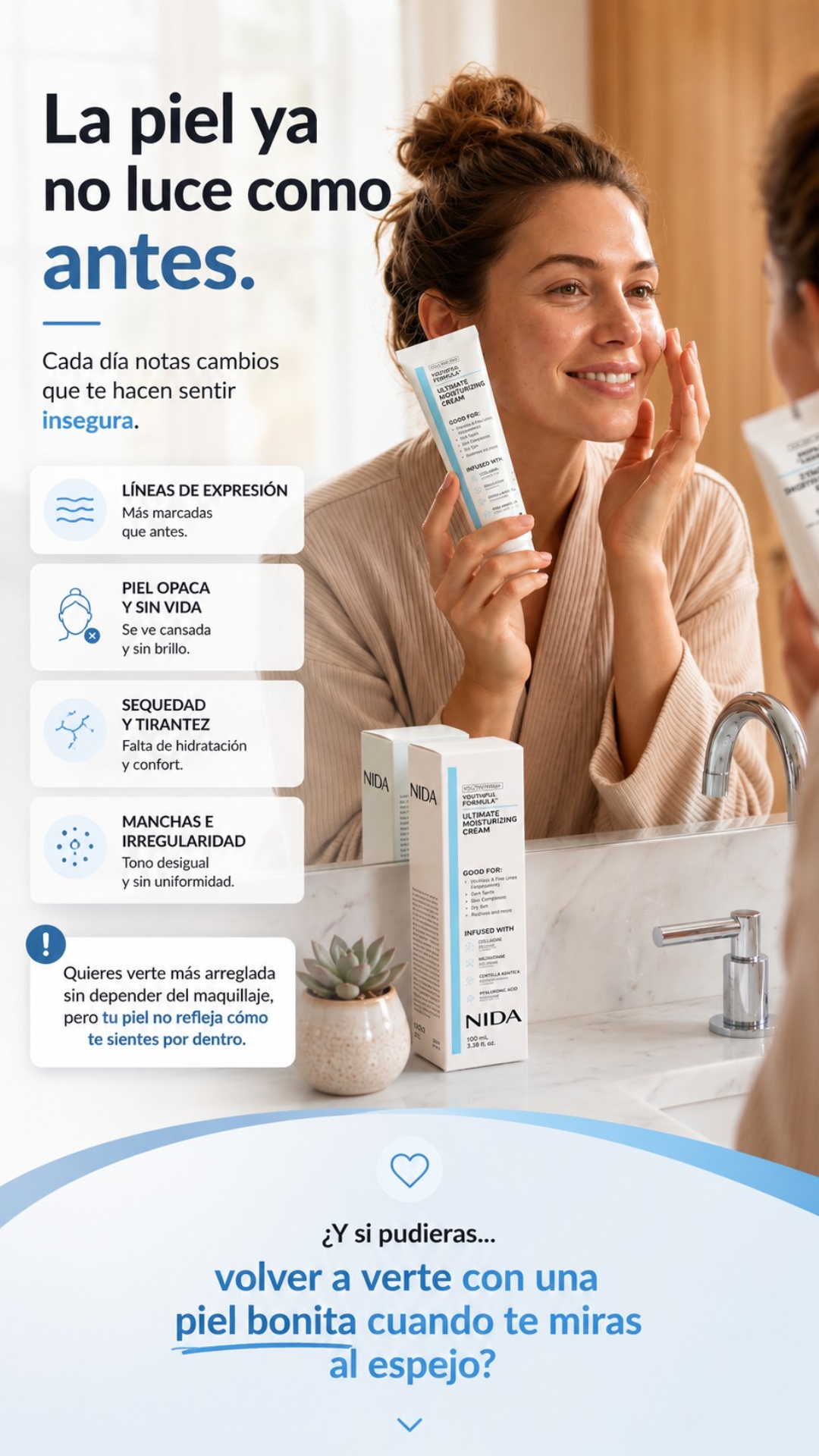 NIDA PURESKIN - HIDRATA Y ILUMINA 2X1