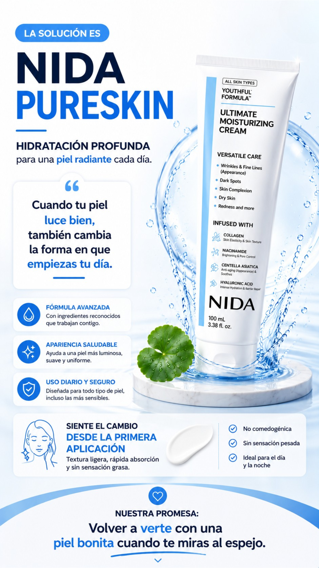 Nida crema - Oferta 2X1 - Resultados visibles en solo 2 semanas