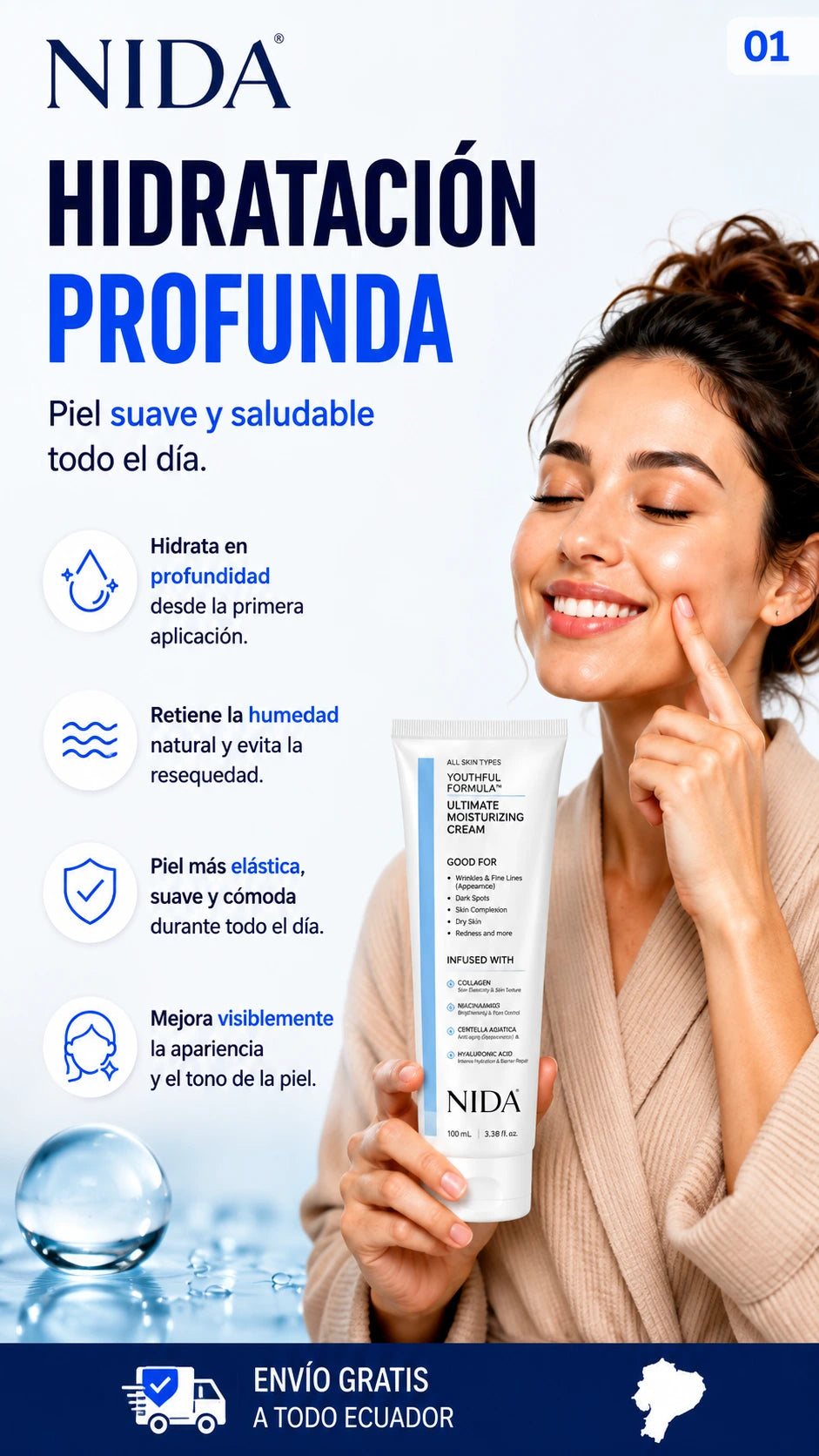 Nida crema - Oferta 2X1 - Resultados visibles en solo 2 semanas