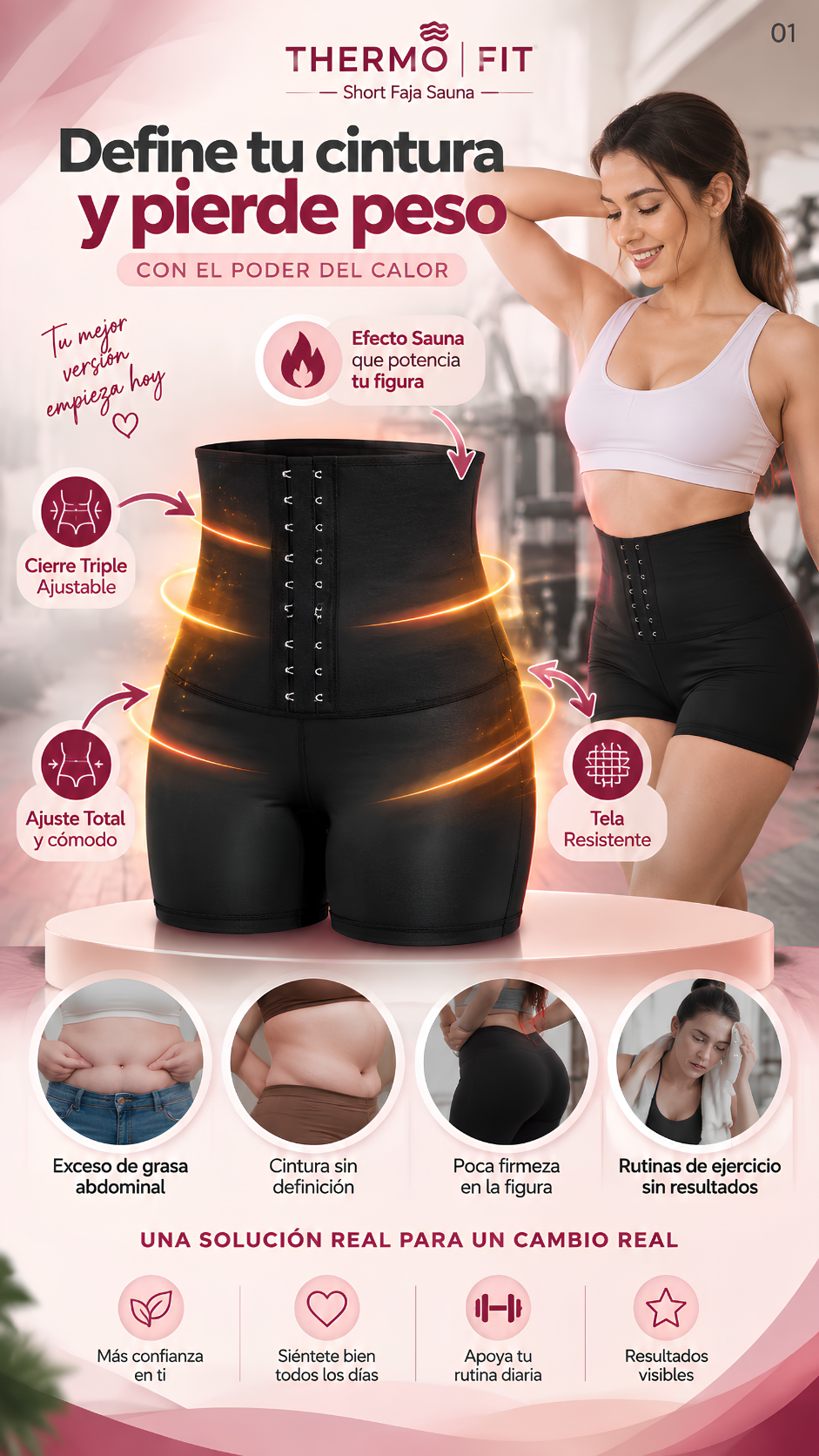 THERMO FIT - SHORT FAJA SAUNA
