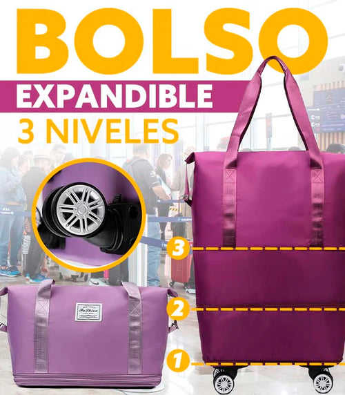 Flexbag - Bolso de viaje expandible Con ruedas